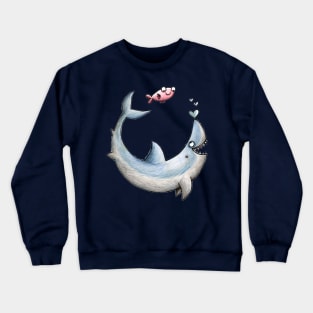 Hai - Shark - Ungewöhnliche Liebe - Unusual Love Affair- Crewneck Sweatshirt